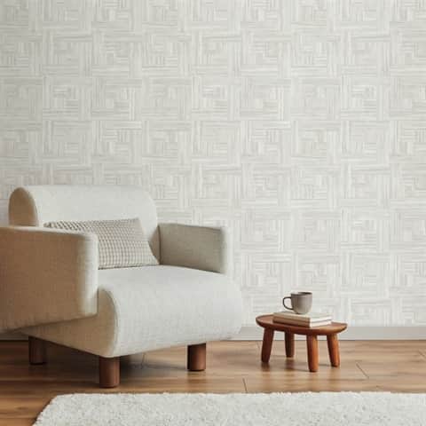 Tesselle Faux Concrete Textured Wallpaper